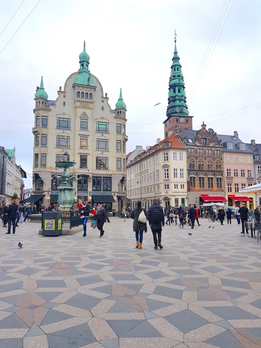 Die Stroget, Einkaufsstraße in Kopenhagen – Foto: Nicole Stroschein