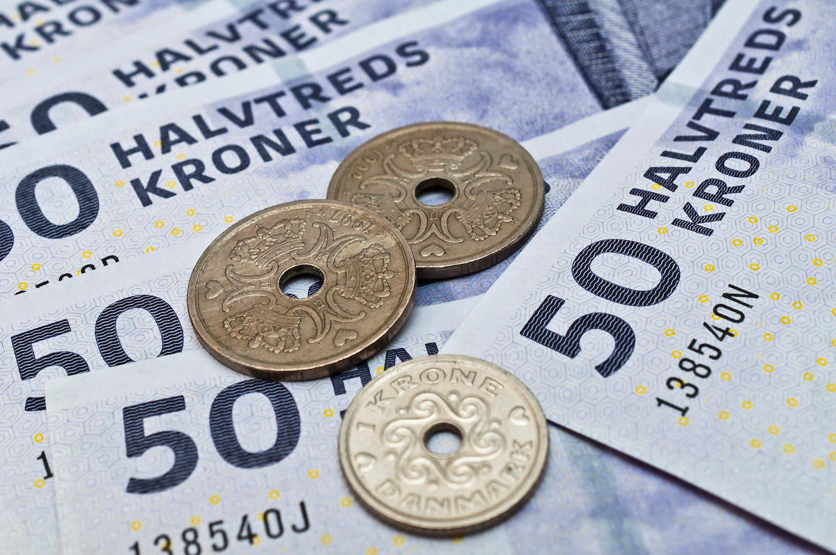 Dänische Kronen, Münzen und Scheine – Foto: AdobeStock / Stockfotos-MG
