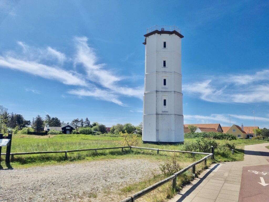 Der weiße Leuchtturm von Skagen – Foto: dk-ferien